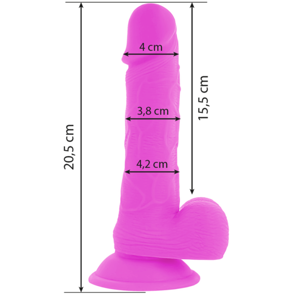 DIVERSIA - FLEXÍVEL VIBRATÓRIO 20,5 CM - ROXO - Image 3