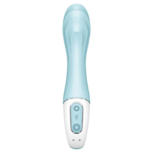 SATISFYER AIR PUMP VIBRATOR 5+ INFLATABLE G-SPOT VIBRATOR APP - BLUE - Image 3