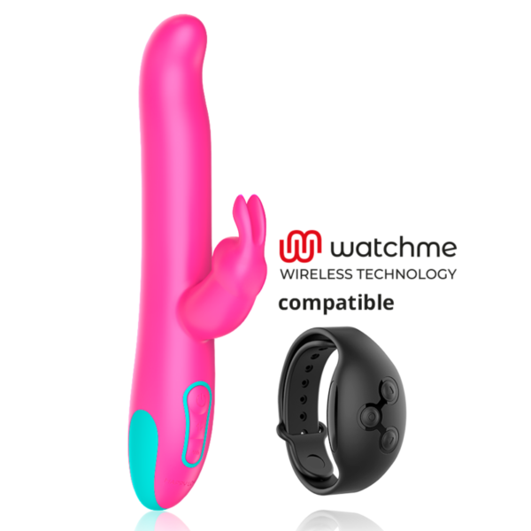 HAPPY LOKY - PLUTO COELHO VIBRADOR E ROTADOR RELÓGIO COM TECNOLOGIA SEM FIO COMPATÍVEL - Image 2