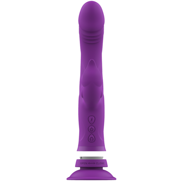 INTENSE - CASANOVA VIBRATOR RABBIT SILICONE TRIPLE ENGINE PURPLE - Image 6