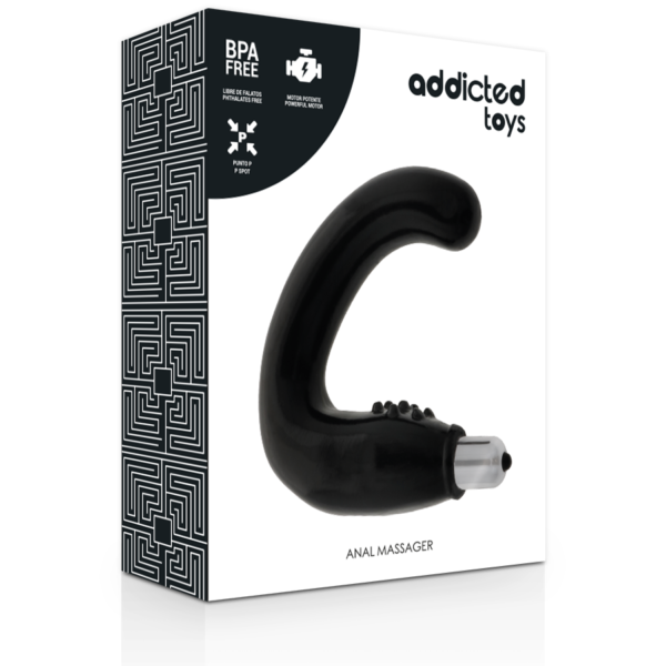ADDICTED TOYS - MASSAGEIRO ANAL PRETO - Image 4