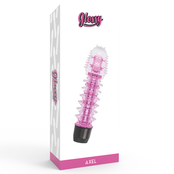 GLOSSY™ - VIBRADOR AXEL ROSA - Image 4