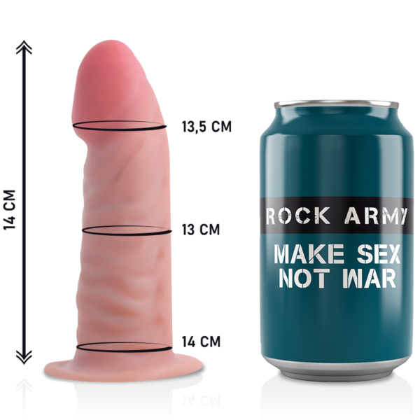 ROCKARMY - ARNÊS + DILDO REALÍSTICO TIGRE DE DUAL DENSIDADE 14CM - Image 5