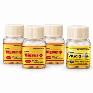 Pack 4 unid - VIGOUR 800mg DOURADO
