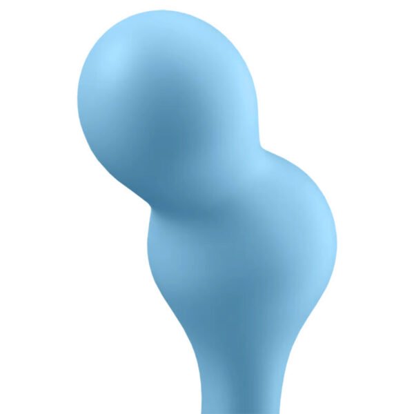 SATISFYER DEEP DIVER VIBRATING PLUG APP - BLUE - Image 2
