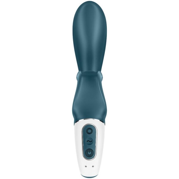 SATISFYER - APLICATIVO VIBRADOR HUG ME COELHO AZUL - Image 2