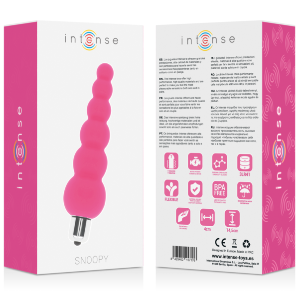 INTENSE - SNOOPY 7 VELOCIDADES SILICONE ROSA - Image 4