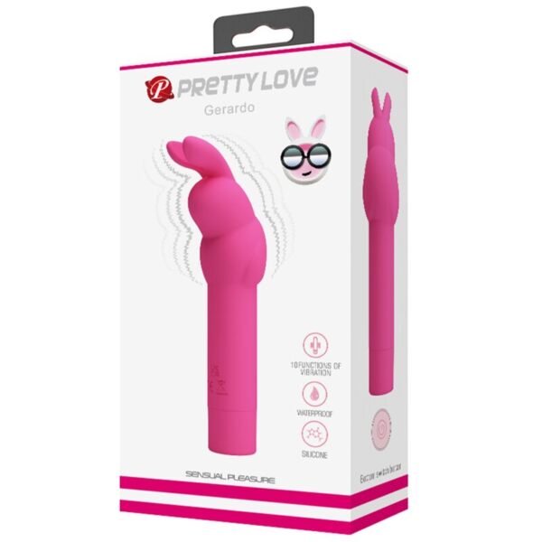 PRETTY LOVE - VIBRADOR DE SILICONE GERARDO FUSCHIA COELHO - Image 5
