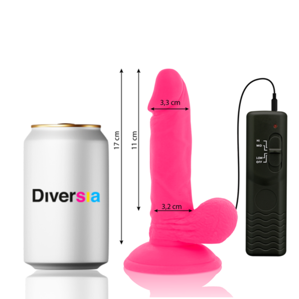 DIVERSIA - FLEXÍVEL VIBRAÇÃO VIBRAÇÃO 17 CM - ROSA - Image 7