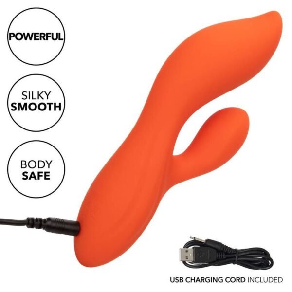 CALIFORNIA EXOTICS - STELLA DUAL TEASER LARANJA - Image 4