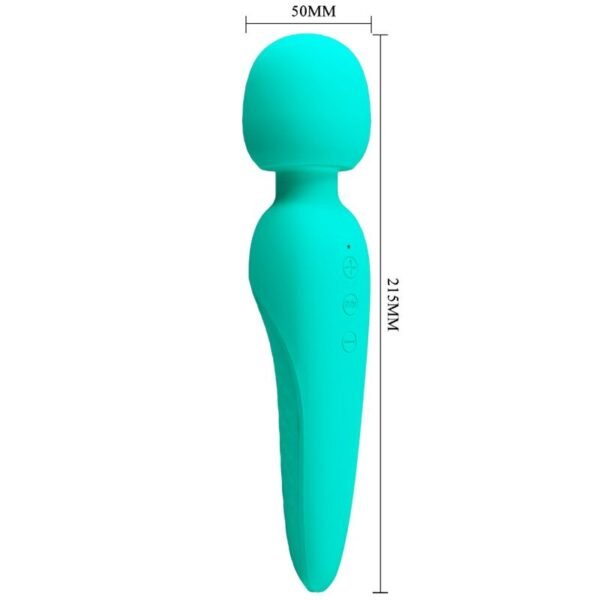 PRETTY LOVE - MAREDITH MASSAGER 12 MODOS DE VIBRAO AQUA GREEN - Image 6