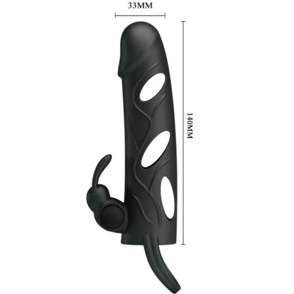 PRETTY LOVE - CAPA DE SILICONE COM VIBRAO 14 CM 2.0 - Image 6