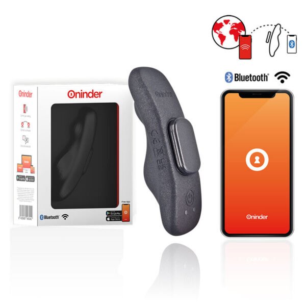 ONINDER - VIBRADOR RECARREGÁVEL MANILA PANTY 9 VELOCIDADES 9,6 CM X 2,6 CM - APLICATIVO GRATUITO - Image 6