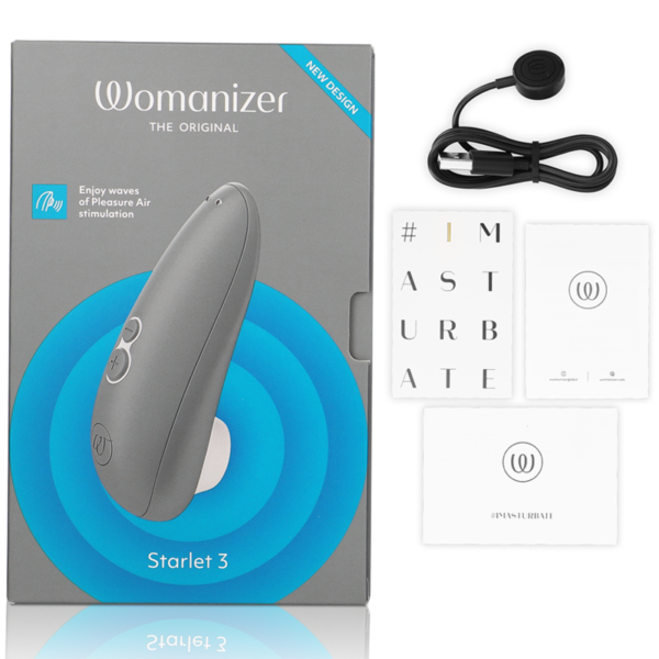 WOMANIZER - STARLET 3 CLITORAL STIMULATOR GREY - Image 12