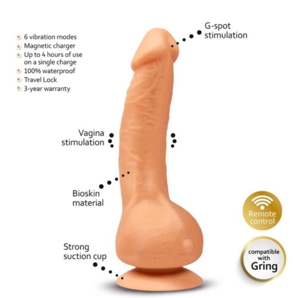 G-VIBE - VIBRADOR REALÍSTICO GREAL 2 NATURAL - Image 3