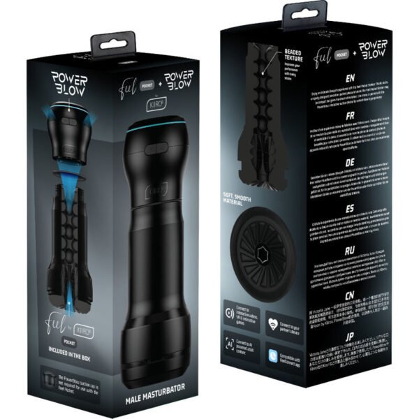 KIIROO - FEEL BOLSO MASTURBADOR MASCULINO + POWER BLOW - Image 5
