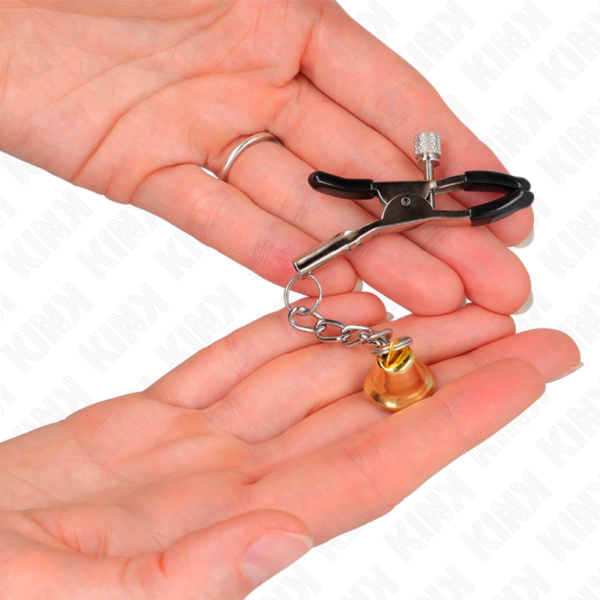 KINK - PINÇAS PINGENTE SINO DOURADO 6 CM - Image 3