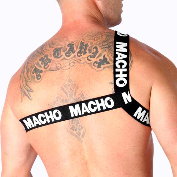 MACHO - ARNÊS ROMANO BRANCO S/M - Image 5