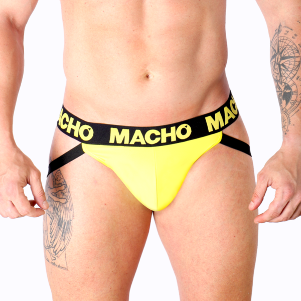 MACHO - MX25A JOCK LYCRA AMARELO S - Image 4