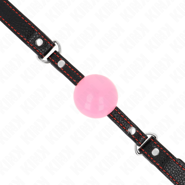 KINK - BOLA OURO ROSA 4 CM MORDAÇA 60 x 2 CM - Image 4