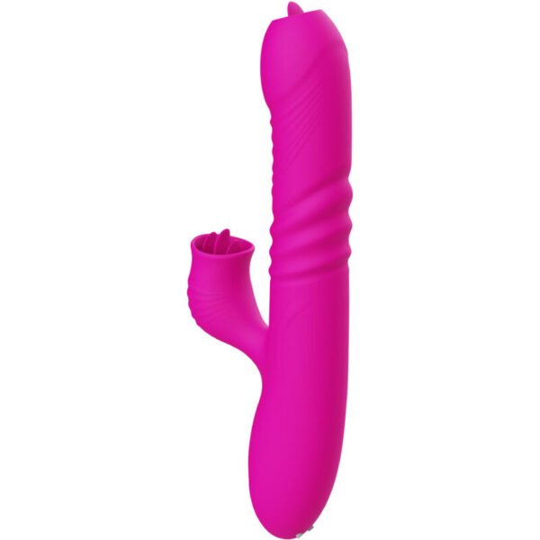 ARMONY - FANNY MULTIFUNÇÃO VIBRADOR DE LÍNGUA DUPLA FÚCSIA EFEITO CALOR - Image 5