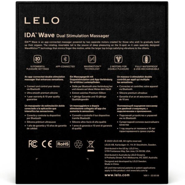 LELO - IDA WAVE CORAL MASSAGEIRO PARA CASAIS - Image 5