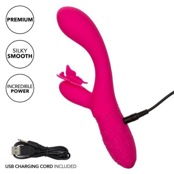 CALEXOTICS - BORBOLETA KISS FLUTTER ROSA - Image 4