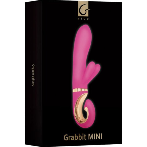 G-VIBE - GRABBIT MINI VIBRADOR DE SILICONE ROSA - Image 3