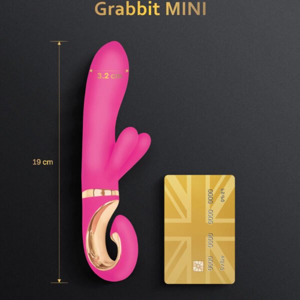 G-VIBE - GRABBIT MINI VIBRADOR DE SILICONE ROSA - Image 2