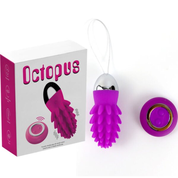 ARMONY - OVO VIBRATÓRIO VIOLETA OCTOPUS CACTUS CONTROLE REMOTO - Image 5