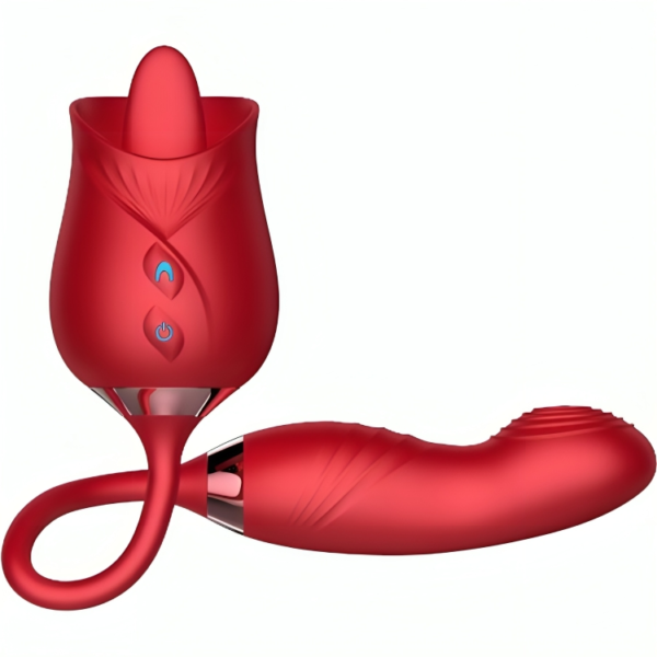 ARMONY - VIBRADOR DE FLOR DELIGHT E BUMPING COM LÍNGUA VERMELHA - Image 2