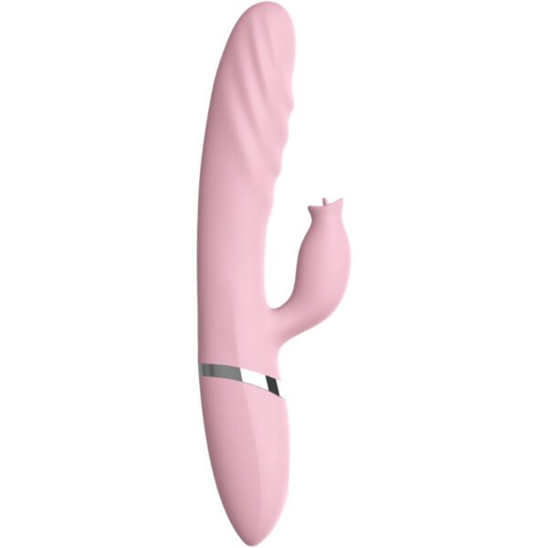 ARMONY - VIBRADOR E THRUSTING COM LÍNGUA DE EFEITO DE CALOR ROSA - Image 4