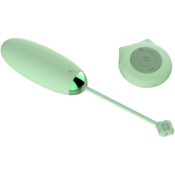 ARMONY - KITTY FUN EGG VIBRADOR CONTROLE REMOTO 10 VIBRAÇÕES VERDE - Image 4