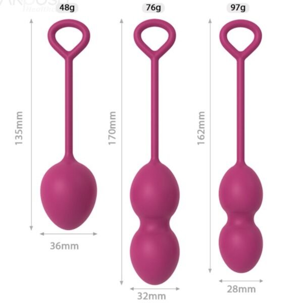 ARMONY - ANABIOSIS VAGINAL DUMBBELL 3 NÍVEIS BORGONHA - Image 6