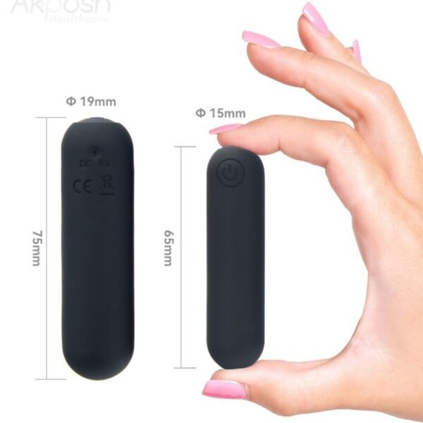 ARMONY -SPLASH HEHE VIBRADOR BALA SILICONE 10 VIBRAÇÕES 65 X 15 CM PRETO - Image 5