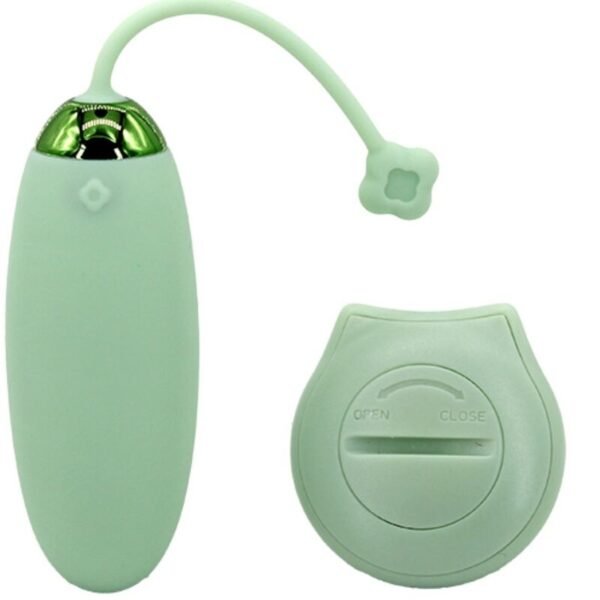 ARMONY - KITTY FUN EGG VIBRADOR CONTROLE REMOTO 10 VIBRAÇÕES VERDE - Image 2
