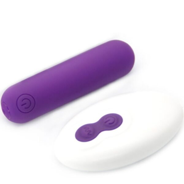 ARMONY - SPLASH JOLINE VIBRADOR BALA SILICONE CONTROLE REMOTO 10 VIBRAÇÕES 65 X 15 CM ROXO - Image 3