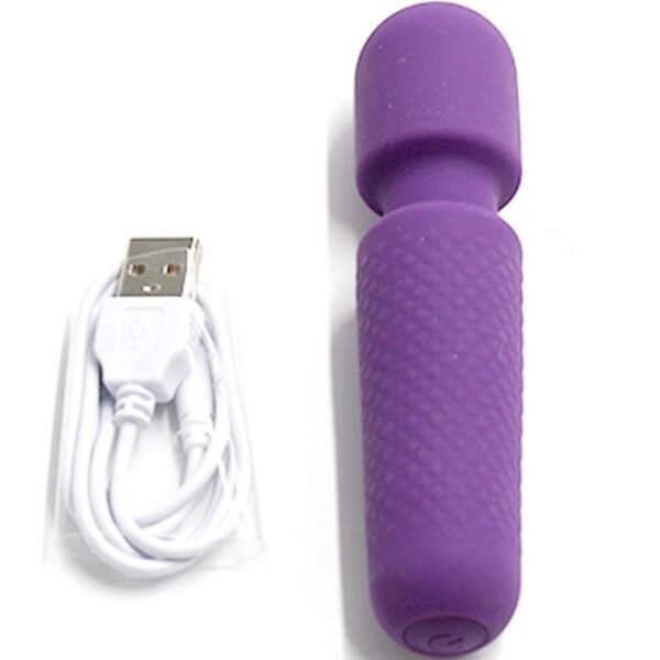ARMONY - YOUR MAGIC MASSAGER E VIBRADOR RECARREGÁVEL 10 VIBRAÇÕES VARINHA PONTOS ROXO - Image 4