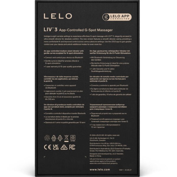 LELO - LIV™ 3 ESTIMULADOR G-SPOT ROSA - Image 4