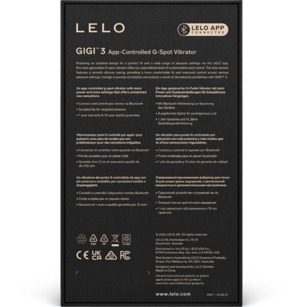 LELO - GIGI™ 3 VIBRADOR  G-SPOT AZUL - Image 4