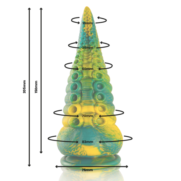 EPIC - DILDO TENTÁCULO VERDE CETUS TAMANHO GRANDE - Image 3