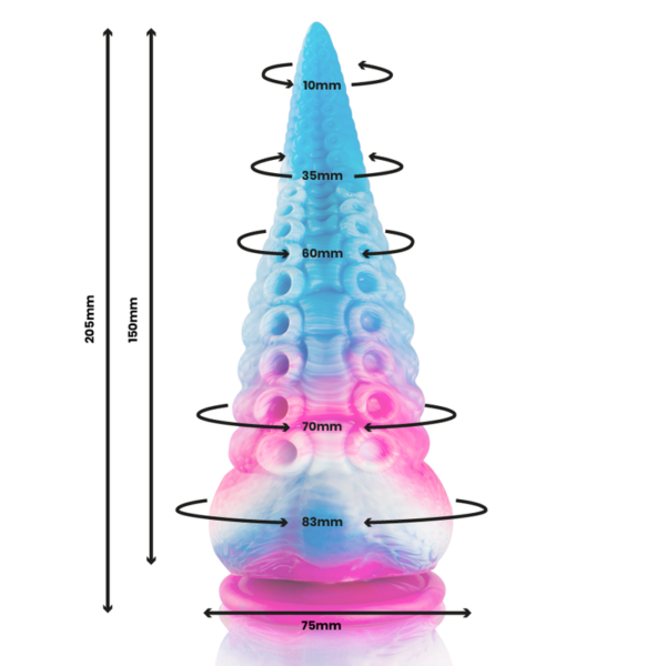 EPIC - DILDO DE TENTÁCULO AZUL PHORCYS TAMANHO GRANDE - Image 5