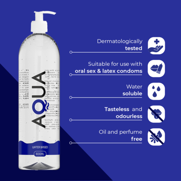 AQUA QUALITY - LUBRIFICANTE À BASE DE ÁGUA 1000 ML - Image 4
