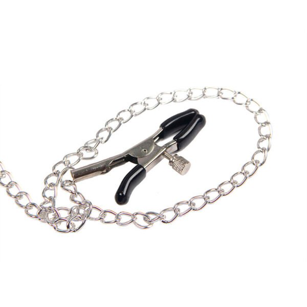SUBBLIME - 953720 BONDAGE COURO TIRAS BREAST CLAMPS PRETO TAMANHO ÚNICO - Image 2