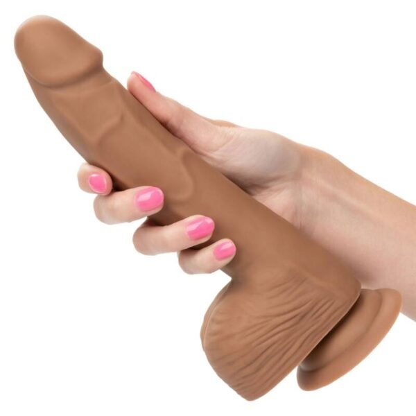 CALEXOTICS - PREGOS DE SILICONE 20.32 CM CASTANHO - Image 4
