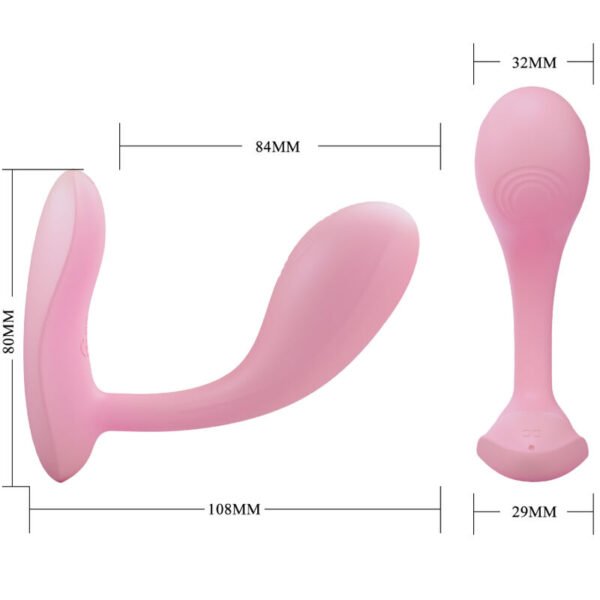PRETTY LOVE - BAIRD G-SPOT 12 VIBRAÕES RECARREGVEL ROSA APLICATIVO - Image 5