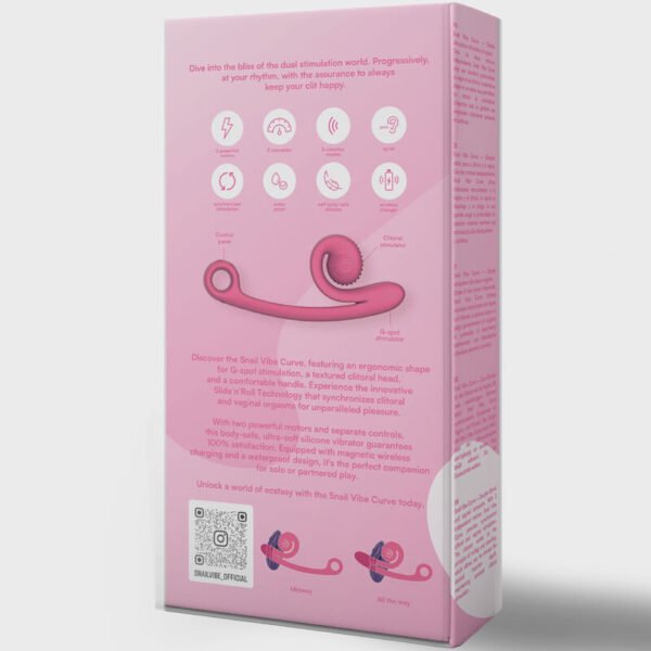 SNAIL VIBE - VIBRADOR CURVA CARACOL VIBE ROSA - Image 5