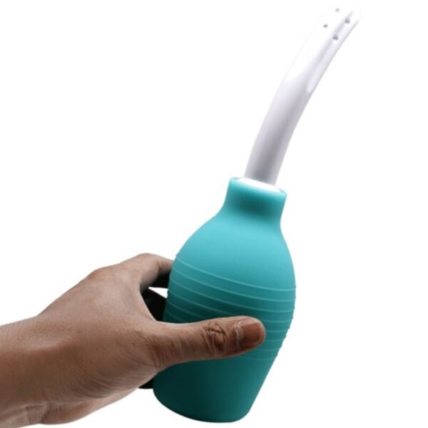 MR PLAY - CHUVEIRO DE BORRACHA ANAL PEAR AZUL - Image 5
