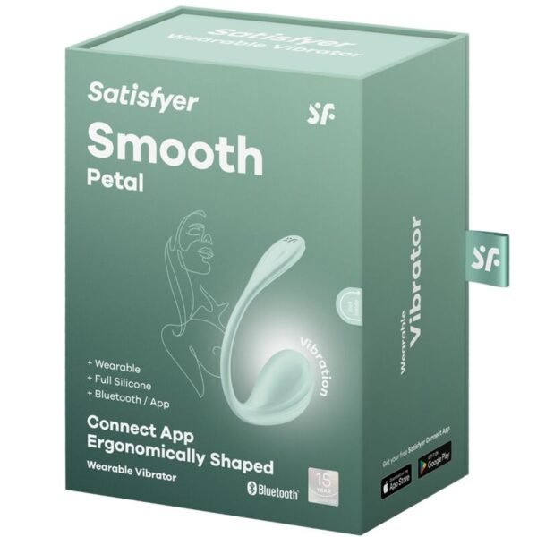 SATISFYER - ESTIMULADOR DE PÉTALA LISA G-POINT ÁGUA VERDE APLICATIVO GRATUITO - Image 6