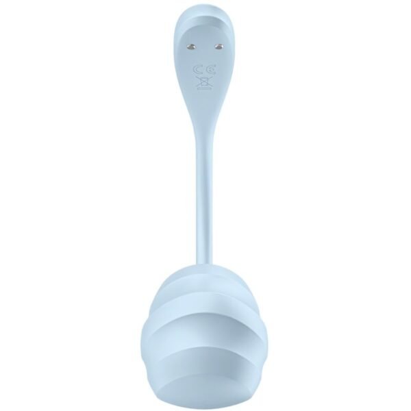 SATISFYER - ESTIMULADOR DE PONTO G DE PÉTALA LISA CÉU AZUL APLICATIVO GRATUITO - Image 2